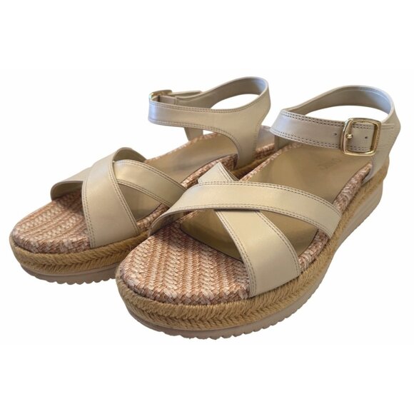 Vionic Mar Size 7.5 Strappy Platform Sandal - Cream NWOB $135 - Picture 12 of 12